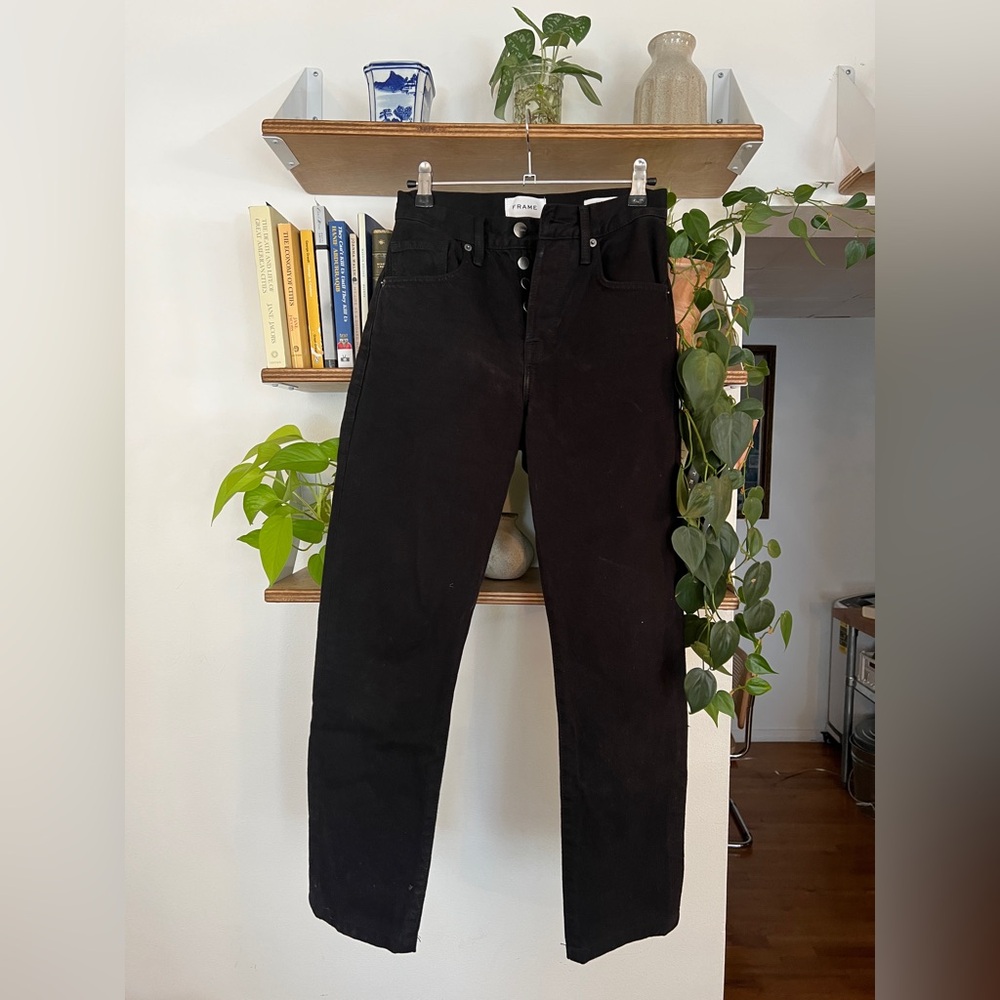 Frame Le Original Size 23 Black Jeans